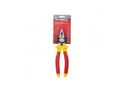 Плоскогубцы комбинированные, Insulated, 200мм, двухкомпонентные рукоятки// MATRIX PROFESSIONAL от MATRIX Плоскогубцы комбинированные, Insulated, 200мм, двухкомпонентные рукоятки// MATRIX PROFESSIONAL