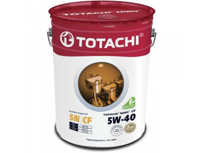 Масло моторное TOTACHI NIRO LV SN/CF Synthetic 5W-40 19л от TOTACHI Масло моторное TOTACHI NIRO LV SN/CF Synthetic 5W-40 19л