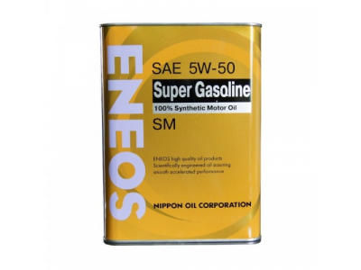 Моторное масло ENEOS Super Gasoline 5W50 SM, 4л от ENEOS Моторное масло ENEOS Super Gasoline 5W50 SM, 4л