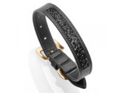 Ошейник для небольших собак Mercedes-Benz Crystal Dog Collar, Small, Black / Pink Gold от Mercedes Ошейник для небольших собак Mercedes-Benz Crystal Dog Collar, Small, Black / Pink Gold
